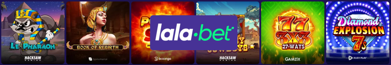LalaBet online speelautomaten
