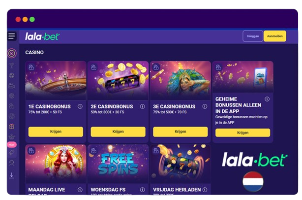 Online gokken bij Lala.Bet