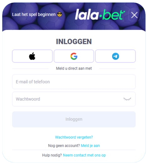 lalabet login